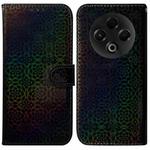 For Tecno Spark 30 4G Colorful Magnetic Buckle Leather Phone Case(Black)
