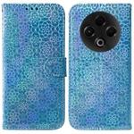 For Tecno Spark 30 4G Colorful Magnetic Buckle Leather Phone Case(Blue)