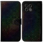 For Tecno Spark 30 Pro Colorful Magnetic Buckle Leather Phone Case(Black)