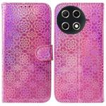 For Tecno Camon 30S / Camon 30S Pro Colorful Magnetic Buckle Leather Phone Case(Pink)