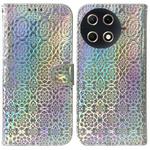 For Tecno Camon 30S / Camon 30S Pro Colorful Magnetic Buckle Leather Phone Case(Silver)