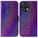For Tecno Camon 30S / Camon 30S Pro Colorful Magnetic Buckle Leather Phone Case(Purple)