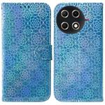 For Tecno Camon 30S / Camon 30S Pro Colorful Magnetic Buckle Leather Phone Case(Blue)