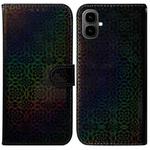For Tecno Pop 10 / Spark Go 2 4G Colorful Magnetic Buckle Leather Phone Case(Black)