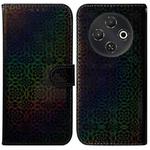 For Tecno Pop 9 5G / Spark 30C 5G Colorful Magnetic Buckle Leather Phone Case(Black)