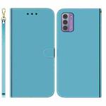 For Nokia G42 Imitated Mirror Surface Leather Phone Case(Blue)