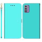 For Nokia G42 Imitated Mirror Surface Leather Phone Case(Mint Green)