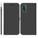 For Nokia XR21 Imitated Mirror Surface Leather Phone Case(Black)