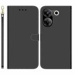 For Tecno Camon 20 Pro 5G Imitated Mirror Surface Leather Phone Case(Black)