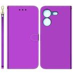 For Tecno Pova 5 Imitated Mirror Surface Leather Phone Case(Purple)