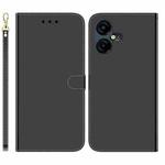 For Tecno Pova Neo 3 Imitated Mirror Surface Leather Phone Case(Black)