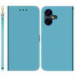 For Tecno Pova Neo 3 Imitated Mirror Surface Leather Phone Case(Blue)