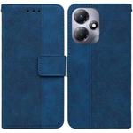 For Infinix Hot 30 Play Geometric Embossed Leather Phone Case(Blue)