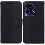 For Infinix Note 30 Geometric Embossed Leather Phone Case(Black)