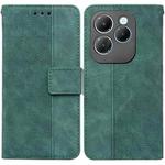 For Infinix Hot 40 / 40 Pro Geometric Embossed Leather Phone Case(Green)