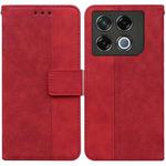 For Infinix GT 20 Pro Geometric Embossed Leather Phone Case(Red)