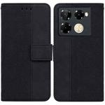 For Infinix Note 40 Pro 5G / 40 Pro 4G Geometric Embossed Leather Phone Case(Black)