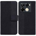 For Infinix Note 40 Pro+ Geometric Embossed Leather Phone Case(Black)