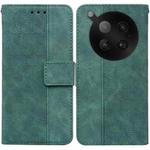 For Infinix Zero 40 4G / 5G Geometric Embossed Leather Phone Case(Green)