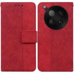 For Infinix Zero 40 4G / 5G Geometric Embossed Leather Phone Case(Red)