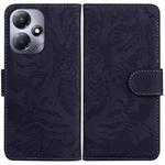 For Infinix Hot 30 Play Tiger Embossing Pattern Flip Leather Phone Case(Black)