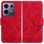 For Infinix Note 30 VIP Tiger Embossing Pattern Flip Leather Phone Case(Red)