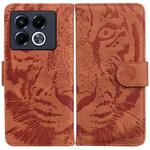 For Infinix Note 40 5G Tiger Embossing Pattern Flip Leather Phone Case(Brown)