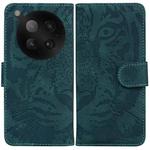 For Infinix Zero 40 4G / 5G Tiger Embossing Pattern Flip Leather Phone Case(Green)