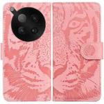 For Infinix Zero 40 4G / 5G Tiger Embossing Pattern Flip Leather Phone Case(Pink)