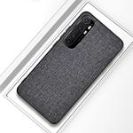 For Xiaomi Note 10 Lite Shockproof Cloth Protective Case(Grey)