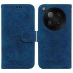 For Infinix Zero 40 4G / 5G Butterfly Rose Embossed Leather Phone Case(Blue)
