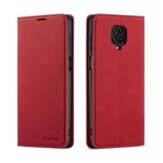 For Xiaomi Redmi Note 9S / Note 9 Pro / Note 9 Pro Max Forwenw Dream Series Oil Edge Strong Magnetism Horizontal Flip Leather Case with Holder & Card Slots & Wallet & Photo Frame(Red)