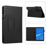 For Lenovo Tab M8 4th Gen Litchi Texture Leather Tablet Case(Black)