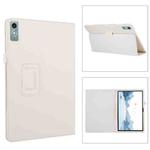 For Lenovo Xiaoxin Pad 11 2024 / M11 Litchi Texture Leather Tablet Case(White)