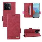 For Xiaomi Redmi Note 13 Pro 5G Magnetic Clasp Leather Phone Case(Red)