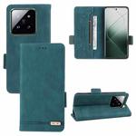 For Xiaomi 14 Pro Magnetic Clasp Leather Phone Case(Green)