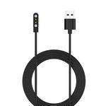 For Kieslect Smart Watch K10 / K11 Smart Watch Magnetic Charging Cable, Length:1m(Black)
