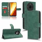 For Realme 11 Skin Feel Magnetic Flip Leather Phone Case(Green)