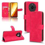 For Realme 11 Skin Feel Magnetic Flip Leather Phone Case(Rose Red)