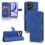 For Realme C53 4G Skin Feel Magnetic Flip Leather Phone Case(Blue)