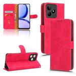 For Realme C53 4G Skin Feel Magnetic Flip Leather Phone Case(Rose Red)