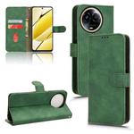 For Realme 11 5G / 11X 5G Skin Feel Magnetic Flip Leather Phone Case(Green)