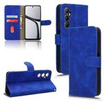 For Realme C65 4G Skin Feel Magnetic Flip Leather Phone Case(Blue)