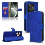 For Realme GT Neo6 SE Skin Feel Magnetic Flip Leather Phone Case(Blue)