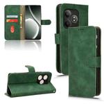 For Realme GT Neo6 SE Skin Feel Magnetic Flip Leather Phone Case(Green)