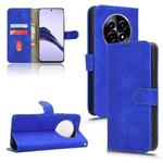 For Realme 13 Pro Skin Feel Magnetic Flip Leather Phone Case(Blue)