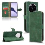 For Realme 13 Pro Skin Feel Magnetic Flip Leather Phone Case(Green)