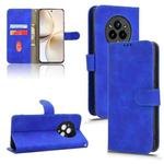 For Realme 14 Pro 5G Skin Feel Magnetic Flip Leather Phone Case(Blue)
