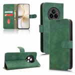 For Realme 14 Pro 5G Skin Feel Magnetic Flip Leather Phone Case(Green)