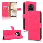 For Realme 14 Pro 5G Skin Feel Magnetic Flip Leather Phone Case(Rose Red)